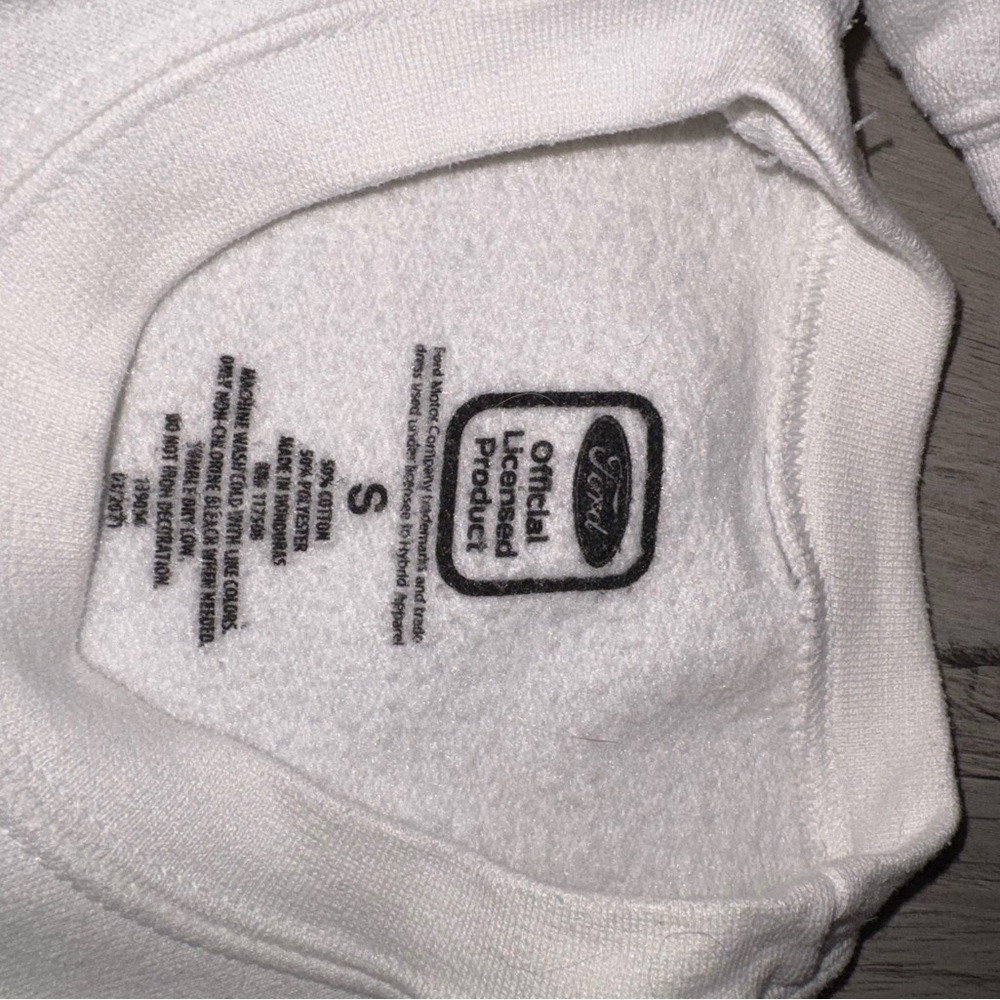 Ford White Crewneck Sweater with Bronco Graphic - Picture 3 of 3